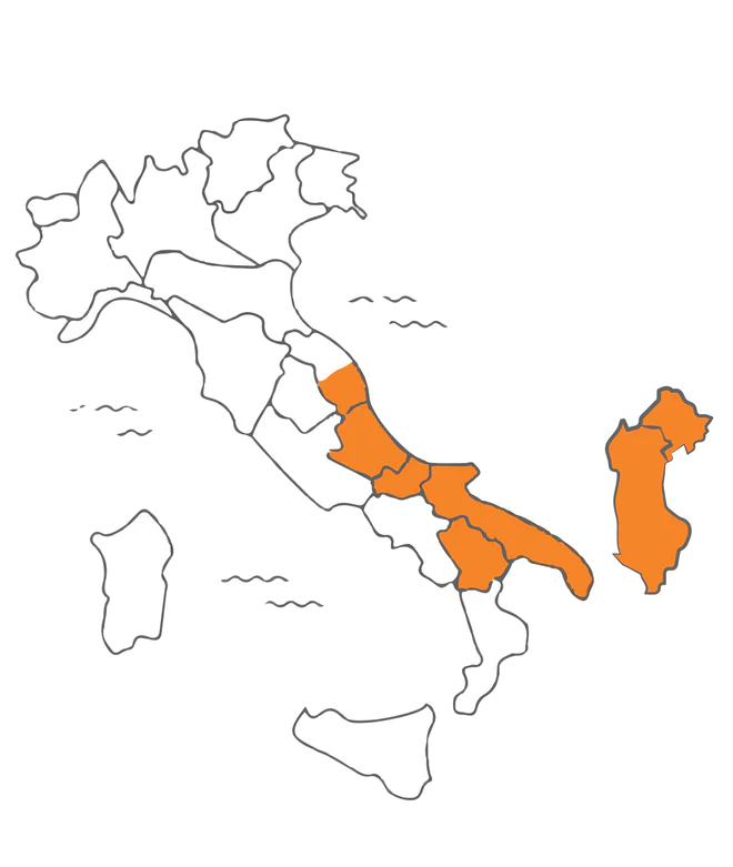 Conad Adriatico mappa territorio
